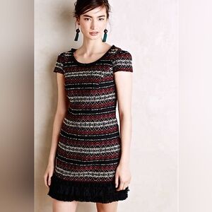 Anthropologie - Vanessa Virginia Jinette Pom Tassel dress - NWT